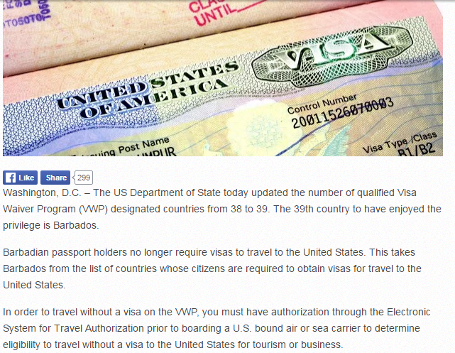 What are the requirements for getting a visitor's visa for the USA?